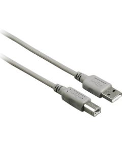 Hama USB-A -- USB-B, 3 m, gray - Cable Сетевые кабели, провода