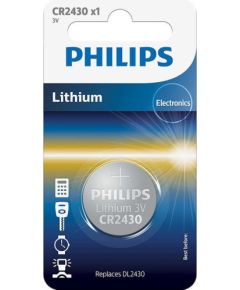 Philips Lithium, CR2430, 3V - Battery Батарейки, аккумуляторы