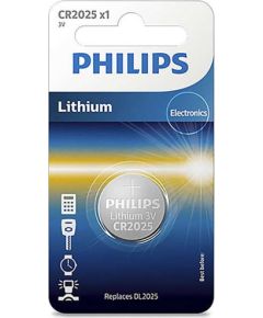 Philips Lithium, CR2025, 3V - Battery Батарейки, аккумуляторы