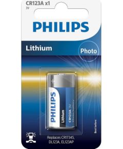 Philips, CR123A, 3V - Battery Батарейки, аккумуляторы