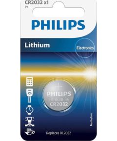 Philips Lithium, CR2032, 3V - Battery Батарейки, аккумуляторы