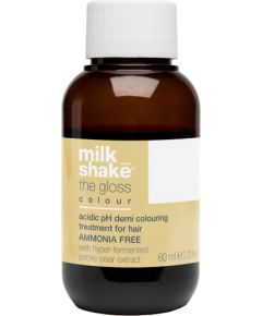 Milk Shake, The Gloss, Ammonia Free, Demi-Permanent Hair Dye, 10.1110AA Intense Ash Platinum Lightest Blond, 60 ml Matu kopšana