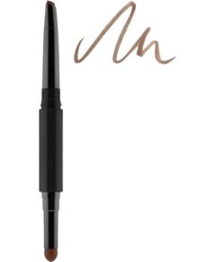 Gosh, Long Lasting, Double, Eyebrow Cream Pencil, 002, Brown, 0.5 g Kосметические средства