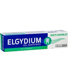 Elgydium, Elgydium, Fluorinol, Chlorhexidine Digluconate, Reduces Tooth Sensitivity, Toothpaste, 75 ml Zobu pastas un mutes dobuma skalojamie līdzekļi