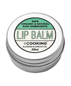 Ecooking, Ecooking, Organic Argan Oil, Hydrating, Lip Balm, Mint, 15 ml Помады, блески, бальзамы