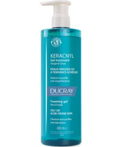 Ducray, Keracnyl, Anti-Acnee, Cleansing Gel, For Face & Body, 400 ml Косметика для тела