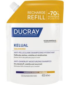 Ducray, Kelual Squanorm, Hair Treatment Shampoo, Anti-Dandruff, For Scalp With Dry Dandruff, Refill, 400 ml Šampūni