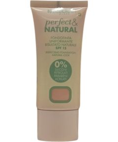 Deborah, Perfect & Natural, Liquid Foundation, 01, Fair Rose, SPF 15, 30 ml Dekoratīvā kosmētika