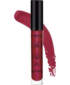 Deborah, Fluid Velvet, Matte, Liquid Lipstick, 50, Cherry, 4.5 g Помады, блески, бальзамы