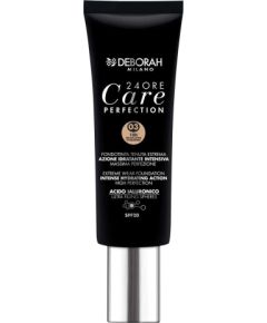 Deborah, 24 Ore Care Perfection, Hydrating, Liquid Foundation, 03, Sand, SPF 20, 30 ml *Tester Dekoratīvā kosmētika