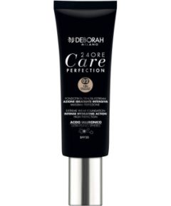 Deborah, 24 Ore Care Perfection, Hydrating, Liquid Foundation, 02, Beige, SPF 20, 30 ml *Tester Dekoratīvā kosmētika