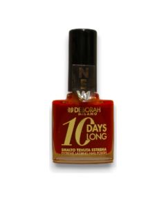 Deborah, 10 Days Long, Quick-Dry, Nail Polish, 161, Dark Red, 11 ml Nagu lakas