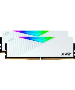 ADATA DDR5 32GB - 6000 - CL - 30 - Dual-Kit - DIMM - AX5U6000C3016G-DCLAR, Lancer RGB, XMP, white Оперативная память (RAM)