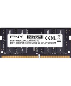 Pny Technologies Pamięć PNY 16GB DDR4 3200Hz SO-DIMM Оперативная память (RAM)