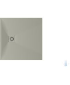 PAA Lettera KV90 Akmens Masas Dušas Paliktnis Gaiši Pelēks Крупная бытовая техника