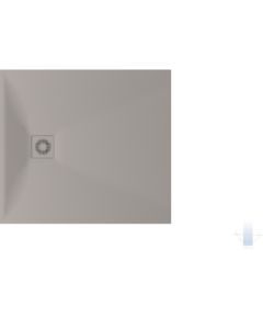 PAA Lettera 90x100 Akmens Masas Dušas Paliktnis Pelēka Jaunumi Sadz. tehnika