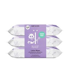 Naif Baby & Kids Aloe Vera Lotion Wipes 3 x 54 pcs Духи и косметика