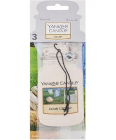 Yankee Candle Clean Cotton Classic Car Jar - Paper car tag 3.0ks Smaržas - NESAKĀRTOTS