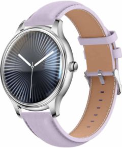 Smart Watch COLMI L28 Silver-Purple + Purple leather strap Smart-Watch Pulksteņi