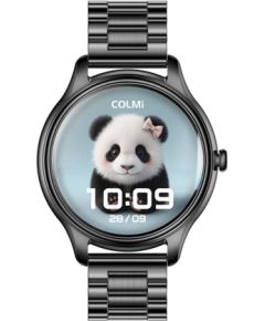 Smart Watch COLMI L28 (Black + Black steel strap) Smart-Watch Pulksteņi
