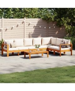 vidaXL vidaXL 5-cz. zestaw wypoczynkowy do ogrodu, z poduszkami, akacjowy Dārza mēbeļu komplekti