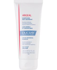 Ducray, Sabal Argeal, Kaolin, Hair Treatment Shampoo, Purifies, For Oily Hair, 200 ml Šampūni