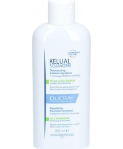 Ducray, Kelual Squanorm, Hair Treatment Shampoo, Anti-Dandruff & Sebum Control, For Scalp With Oily Dandruf, 200 ml Šampūni