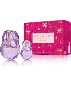 Xmas 2023 Set Bvlgari: Omnia Amethyste, Eau De Toilette, For Women, 100 ml + Omnia Amethyste, Eau De Toilette, For Women, 15 ml *Miniature Dāvanu komplekti