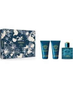 Set Versace: Eros, Eau De Toilette, For Men, 50 ml + Eros, Shower Gel, For All Skin Types, 50 ml + Eros, Hydrating, After-Shave Balm, 50 ml Парфюмерные наборы