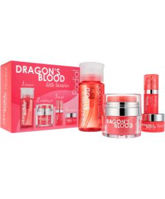 Little Luxuries Kit Set Rodial: Dragon's Blood, Purifying, Micellar Water, For All Skin Types, 100 ml + Dragon's Blood, Sculpting, Gel, For Face, 9 ml + Dragon's Blood, Refreshes & Hydrates, Eye Gel, 5 ml + Dragon's Blood, Hyaluron, Hydrating, Cream, For  Dāvanu komplekti