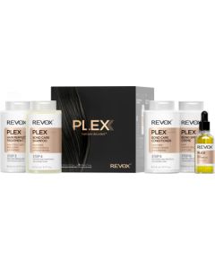 Set Revox B77: Plex Bond Step 3, Hair Cream Treatment, Anti-Breakage, 260 ml + Plex Bond Step 4, Hair Shampoo, For Strengthening, 260 ml + Plex Bond Step 5, Hair Conditioner, Restores, 260 ml + Plex Bond Step 6, Hair Cream Treatment, Repairing, 260 ml + P Уход за волосами