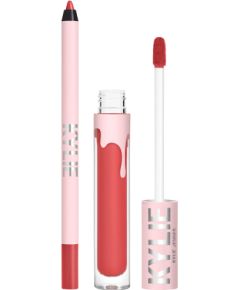Kylie Jenner Set Kylie Cosmetics: By Kylie, Liquid Lipstick, 503, Bad Lil Thing, 3 ml + By Kylie, Pencil, Lip Liner, Bad Lil Thing, 1.1 g Dekoratīvā kosmētika