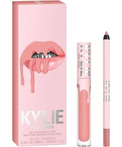 Kylie Jenner Set Kylie Cosmetics: By Kylie, Liquid Lipstick, 300, Kokok, 3 ml + By Kylie, Pencil, Lip Liner, Kokok, 1.1 g Парфюмерные наборы