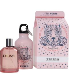 Set Ikks: Little Woman, Eau De Toilette, For Women, 100 ml + Little Woman, GWP Glass Water Bottle Pink Dāvanu komplekti