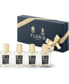 Set Floris Of London: Night Scented Jasmine, Eau De Toilette, For Women, 15 ml + Bouquet De La Reine, Eau De Toilette, For Women, 15 ml + White Rose, Eau De Toilette, For Women, 15 ml + Chypress, Eau De Toilette, Unisex, 15 ml Dāvanu komplekti