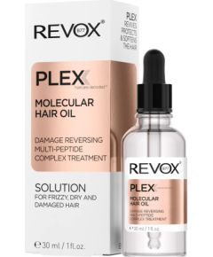 Revox B77, Plex Molecular, Peptides, Hair Oil Treatment, For Repairing, 30 ml Уход за волосами