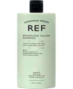 Ref Stockholm, Weightless Volume, Sulfates-Free, Hair Shampoo, Texturizing & Volumizing, 285 ml Šampūni