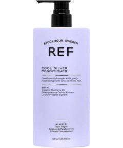 Ref Stockholm, Cool Silver, Sulfates-Free, Hair Conditioner, Neutralising Warm Tones, 600 ml Matu kopšana