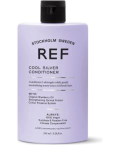 Ref Stockholm, Cool Silver, Sulfates-Free, Hair Conditioner, Neutralising Warm Tones, 245 ml Matu kopšana