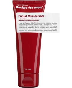 Recipe For Men, Facial Moisturizer, Deep Hydration, Cream, For Face, 75 ml Косметика для тела
