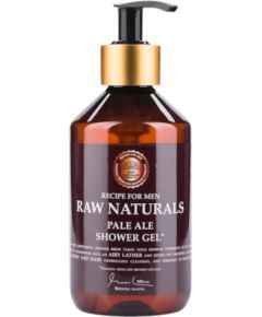 Raw Naturals, Pale Ale, 100% vegan, Refreshing and masculine, Cleansing, Shower Gel, Body and Hair, All Skin Types, 300 ml Dušas želejas ķermenim