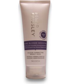 Philip Kingsley, Pure Blonde Booster, Hair Treatment Cream Mask, Moisturizing & Clarifying, Weekly, 75 ml Matu kopšana