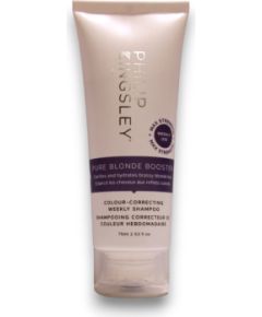 Philip Kingsley, Pure Blonde Booster, Hair Shampoo, Moisturizing & Clarifying, 75 ml Шампуни