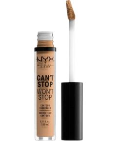 Nyx, Can't Stop Won't Stop, Cruelty-Free, Full Coverage, Liquid Concealer, Soft Beige, No, 3.5 ml Kосметические средства