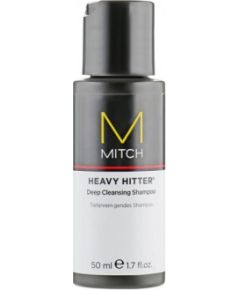 Mitch by Paul Mitchell, Hair Care Heavy Hitter, Paraben-Free, Hair Shampoo, Deep Cleansing, 50 ml Šampūni