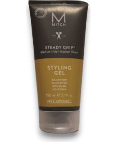 Mitch by Paul Mitchell, Styling Steady Grip, Paraben-Free, Hair Styling Gel, Natural Shine, Firm Hold, 150 ml Matu kopšana