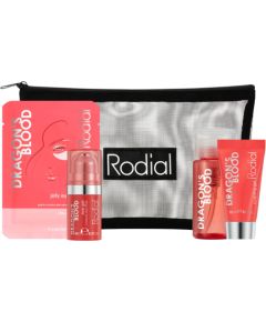 Little Luxuries Kit Set Rodial: Dragon's Blood, Purifying, Micellar Water, For All Skin Types, 100 ml + Dragon's Blood, Refreshes & Hydrates, Eye Gel, 15 ml + Dragon's Blood, Sculpting, Gel, For Face, 15 ml + Dragon's Blood, Hydrating, Eye Patch, 3 g Парфюмерные наборы