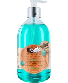 Les Petites Bains de Provence, Monoi, Shower Gel, For Body, Face & Hair, For Sensitive Skin, 500 ml Гели для душа для тела
