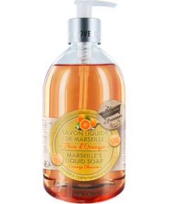 Les Petites Bains de Provence, Marseille, Orange Blassom, Liquid Soap, For Hands & Body, 500 ml Жидкое мыло