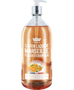Les Petites Bains de Provence, Marseille, Orange Blassom, Liquid Soap, For Hands & Body, 1000 ml Жидкое мыло